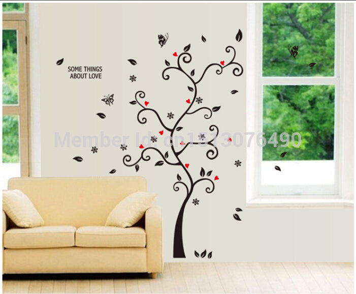 DIY 3D Removable PVC Photo Tree Wall Decals/Adhesive Wall Stickers Home Decor