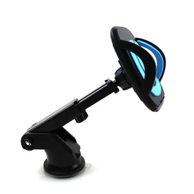 JEREFISH Car Mobile Phone Holder GPS Accessories Suction Cup Retractable Mount Stand