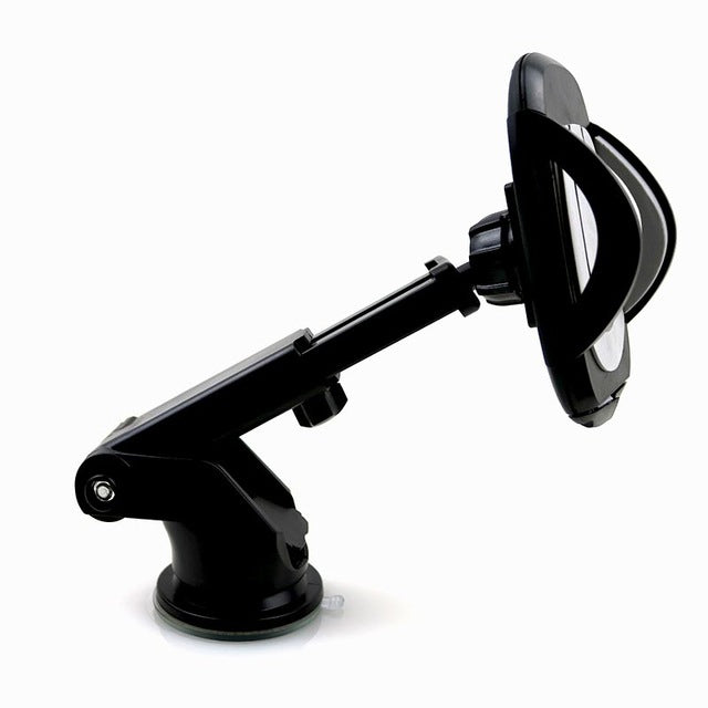 JEREFISH Car Mobile Phone Holder GPS Accessories Suction Cup Retractable Mount Stand