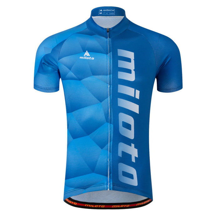 MILOTO Cycling Jersey Set Reflective Short Sleeve Breathable Short Sleeve Shirt