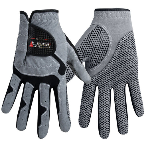 Men's Golf Gloves Micro Fiber Breathable Soft Left Hand with Anti-Skidding Particles