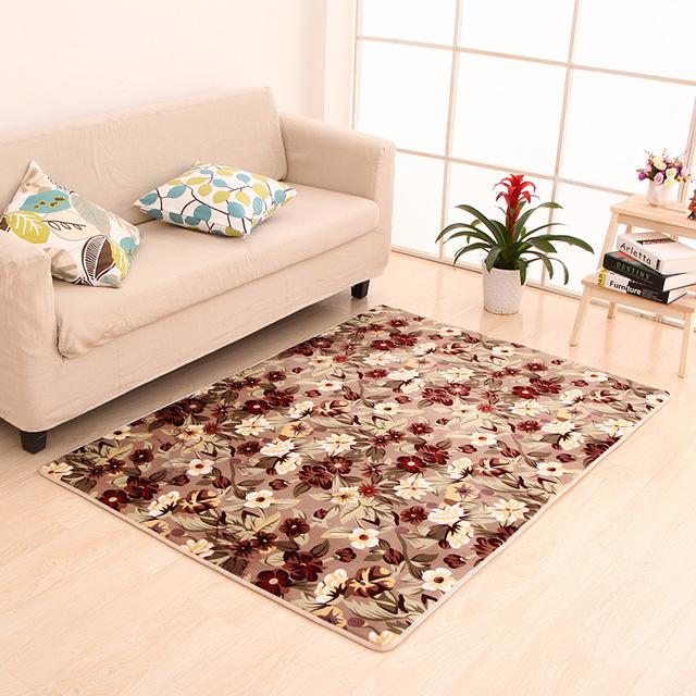 Rug Contemporary Abstract Design in soft Fleece Livingroom Carpet