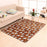 Rug Contemporary Abstract Design in soft Fleece Livingroom Carpet