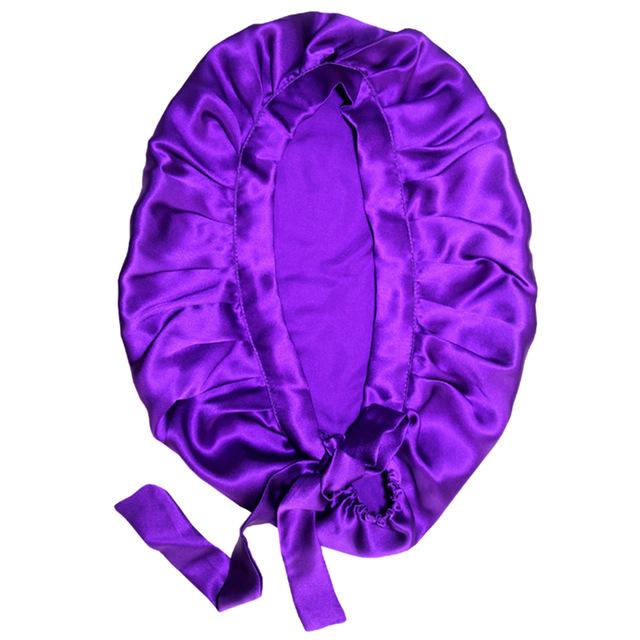 Women Pure Silk Sleep Wrap Night Hat one size fits all