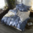 BEST luxury black strips Duvet Cover flat bed Sheets +Pillowcase  King Queen full Twin Bedding Set Bedding Set 3/4pcs