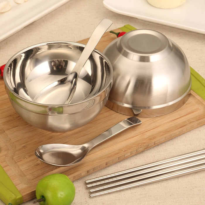 Tri-polar Stainless Steel Portable Tableware for Camping and Travel Tableware