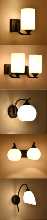 Vintage Wall Light Luminaria Bedside Reading Lamp LED E27 bulb Retro Wall Lamp Bedroom Wall Lighting Contemporary HGhomeart