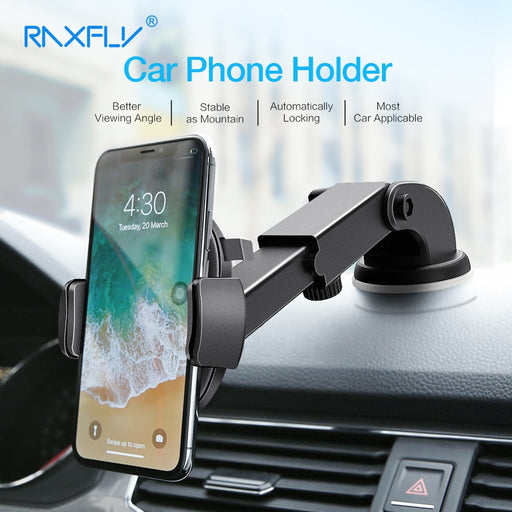 Car Mobile Phone Holder For iPhone Samsung 360 Rotation Suction Cup Navigation