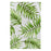 Tropical Leaves Curtains Drapes Panels Darkening Blackout Grommet Room Divider for Patio Window Sliding Glass Door 55x84 Inches