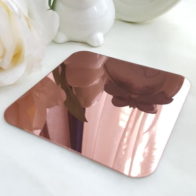 DIY 3D spring nature fresh vivid plant mirror decorative wall sticker for bedroom decor entrance wall decorations living room