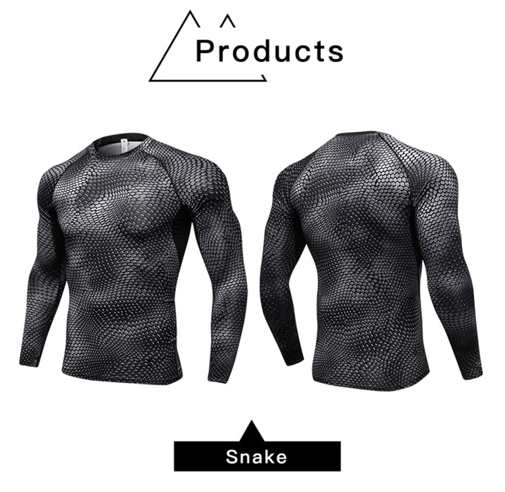New Long Sleeve Sport Shirt Men Quick Dry Running T-shirts for Gym Fitness Crossfit Soccer Jersey