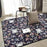 Plush Anti-Slip Soft Mat Rug in designer patterns.