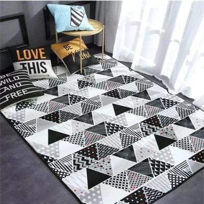Plush Anti-Slip Soft Mat Rug in designer patterns.