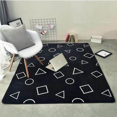 Plush Anti-Slip Soft Mat Rug in designer patterns.