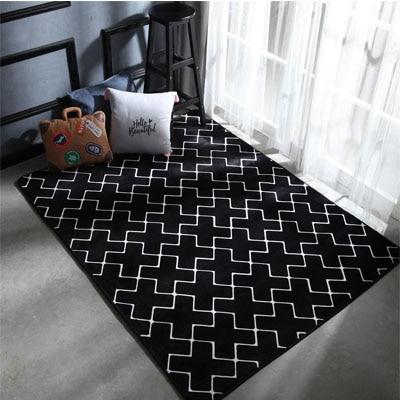 Plush Anti-Slip Soft Mat Rug in designer patterns.