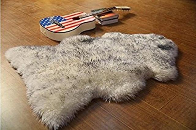 Wool Area Rugs 2*3 feet Brown Zealand & Australian 100 % Real Wool