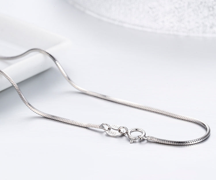 Sterling Silver 925 Necklace Slim Thin Snake Chains  8 Sizes for Women, Kids, Girls Jewelry 14"-32"