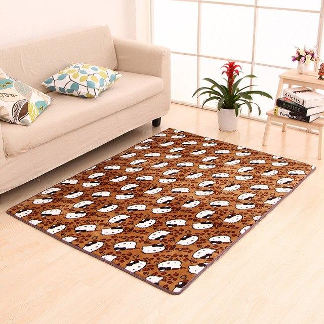 Rug Contemporary Abstract Design in soft Fleece Livingroom Carpet
