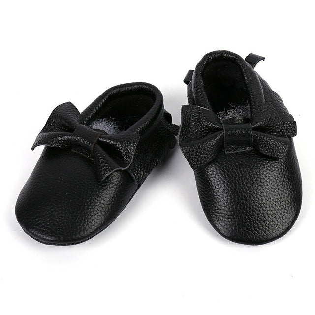 Skid-Proof Baby Shoes Soft Genuine Leather Baby Boys Girls Infant Shoes Slippers 0-6 6-12 12-18 18-24 First Walkers
