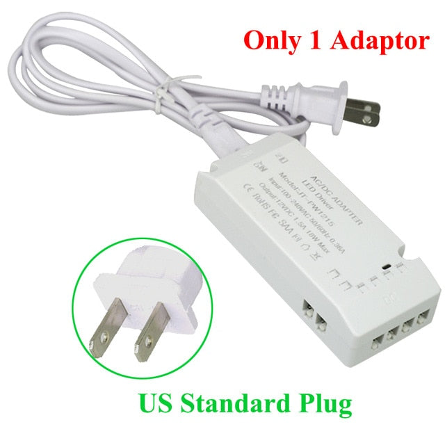 LED Under Cabinet Lights Closet Light 12V 3W Connecting Round Bookshelf Kitchen Surface Mounted Downlights Puck Showcase Lamp