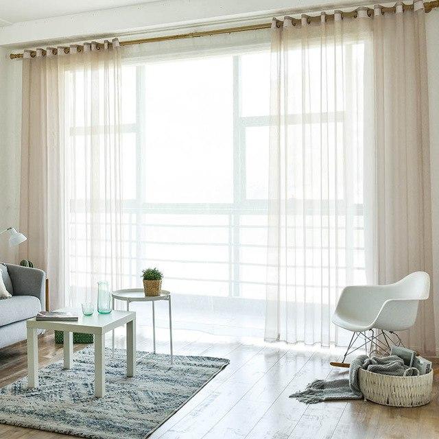 Sheer Drapery Panels in neutral colors