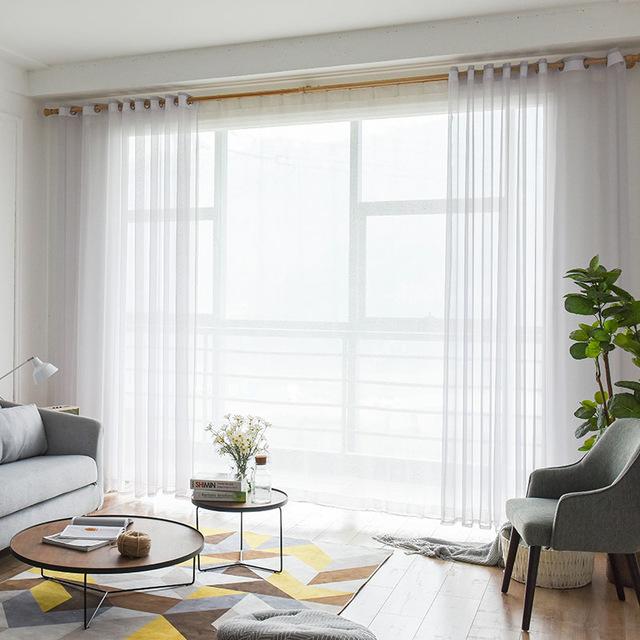 Sheer Drapery Panels in neutral colors