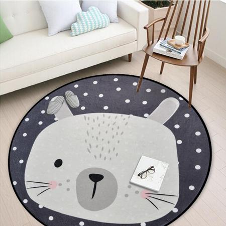 Nordic Soft Play Floor Mat White Grey for Children Kids