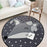 Nordic Soft Play Floor Mat White Grey for Children Kids
