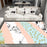 Nordic Style Geometric Marble Pattern Carpet Living Room Rug Sofa Coffee Table Mat Bedroom Yoga Pad Rectangular