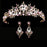 Bridal Wedding Jewelry Set Tiaras Crown with Earrings Headband Wedding Accessories