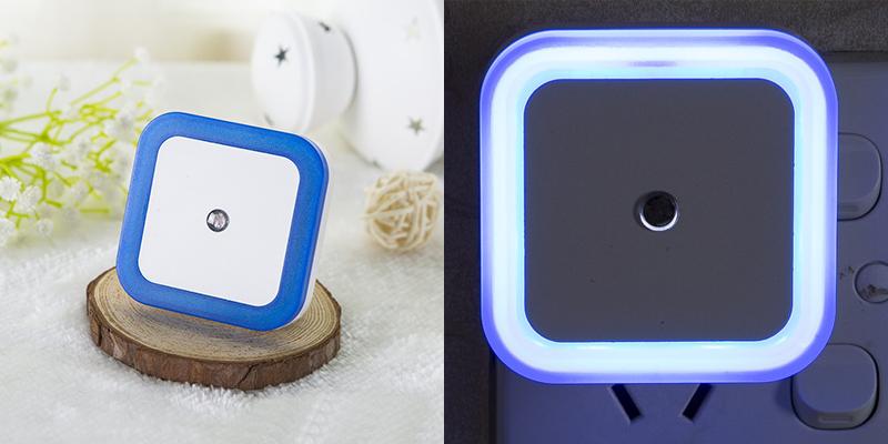 Night Light - LED new design. White, Yellow, Blue, Red newest LED night light Control Auto Sensor Light For Home Indoor AC110V