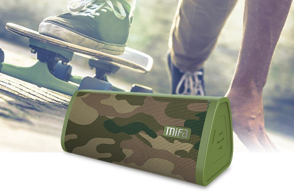Mifa Portable Bluetooth speaker Portable Wireless Loudspeaker Sound System 10W stereo Music surround Waterproof Outdoor Speaker