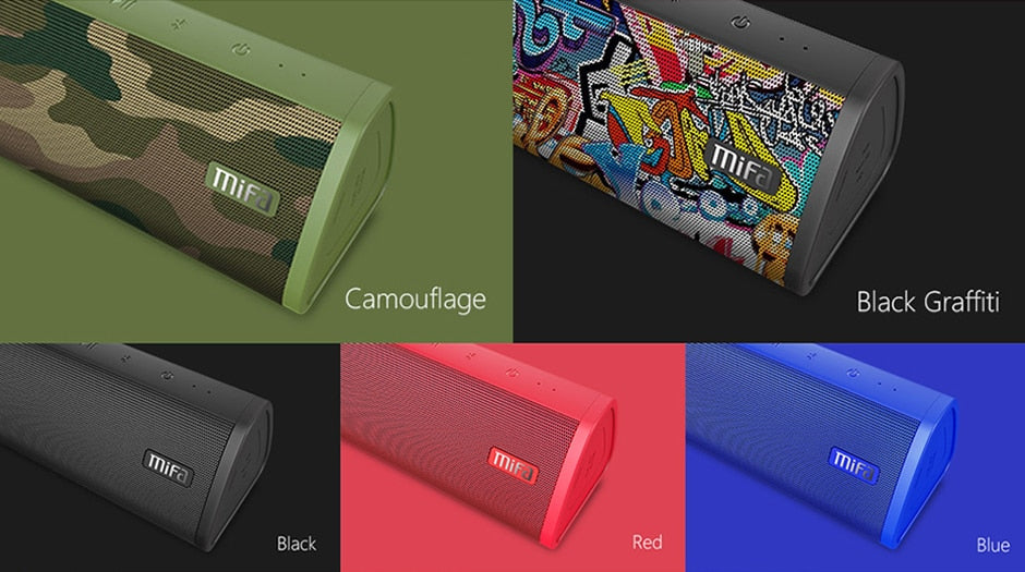 Mifa Portable Bluetooth speaker Portable Wireless Loudspeaker Sound System 10W stereo Music surround Waterproof Outdoor Speaker