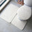 Bathroom 3 pc set in embossed soft Flannel includes Floor Rug, Contour Mat, Toilet Seat Cover, Absorbent Bath Mat for Home Decoration 3Pcs/Set 3D