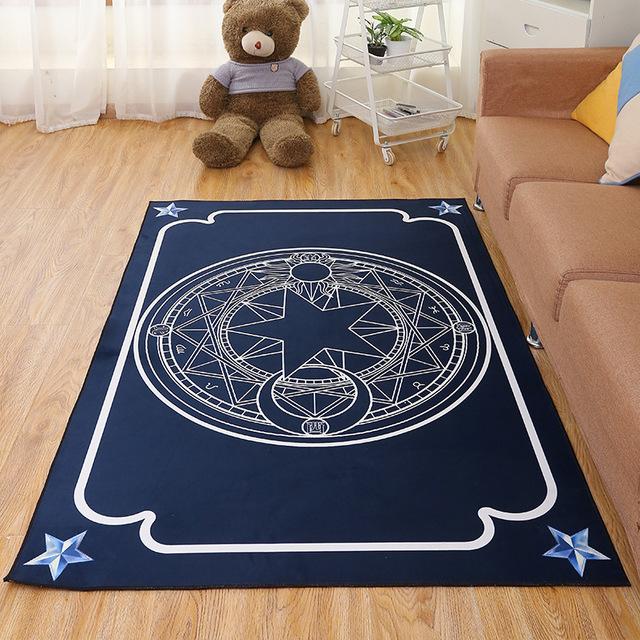 Moon Star Printed Large Size Home Rugs
