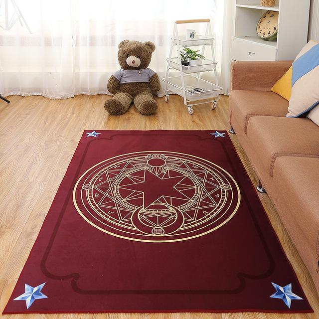 Moon Star Printed Large Size Home Rugs