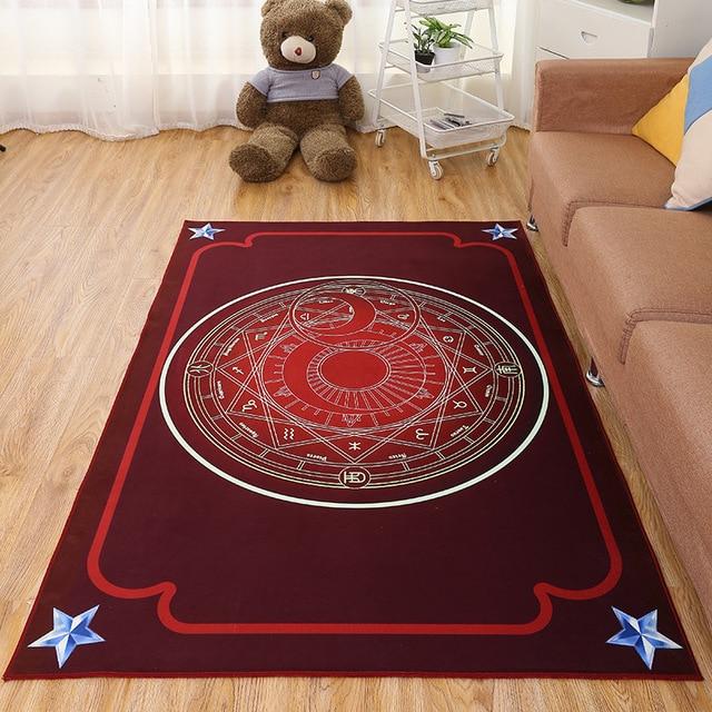 Moon Star Printed Large Size Home Rugs