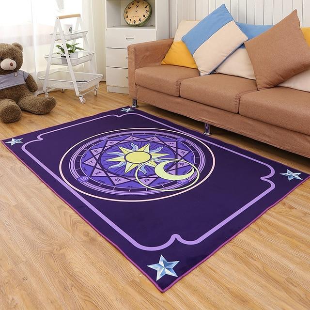Moon Star Printed Large Size Home Rugs