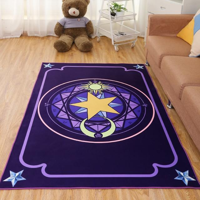 Moon Star Printed Large Size Home Rugs