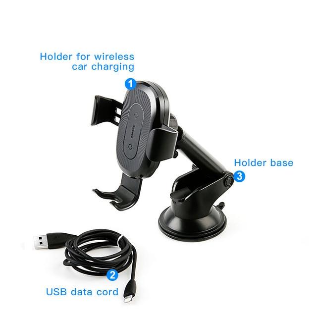 Wireless Car Charger 2 in1 for iPhones X XS XR Samsung S9 Brand Qi