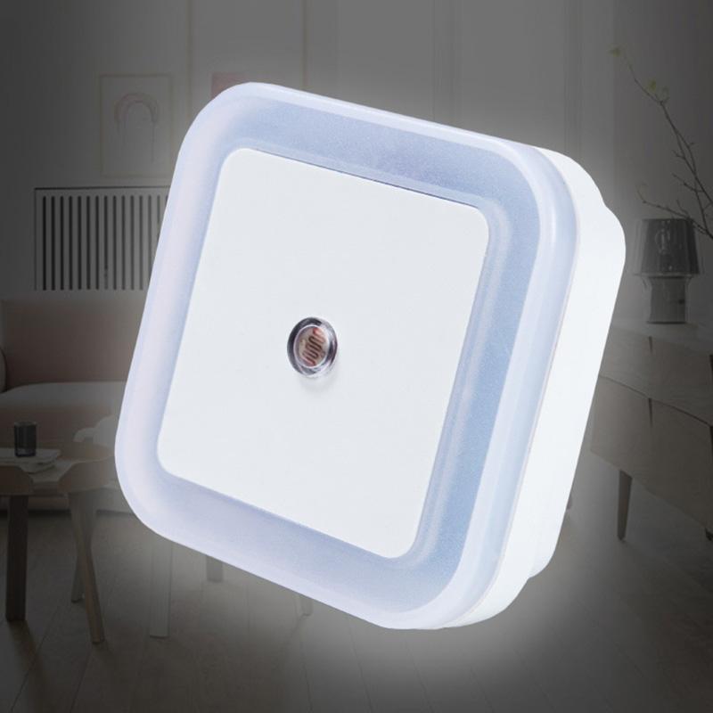 Night Light - LED new design. White, Yellow, Blue, Red newest LED night light Control Auto Sensor Light For Home Indoor AC110V