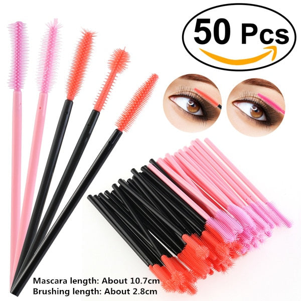 Multicolor Disposable Makeup 1 Pack Eyelash Brush Mascara Wands Tool Applicators Kit