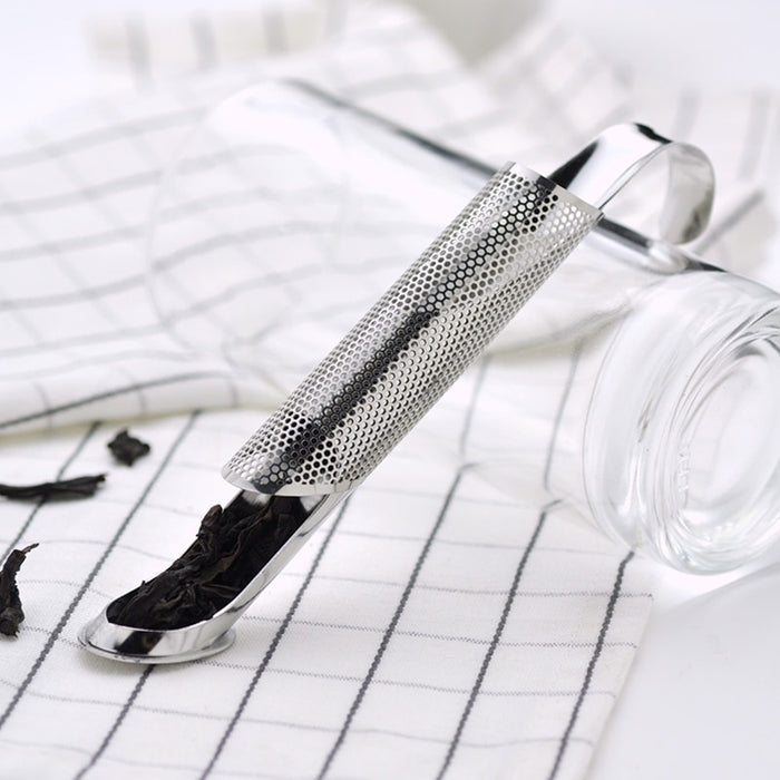 Stainless Steel Tea Infuser Creative Pipe Design Metal Tea Strainer for Mug Fancy Filter for Puer Tea Herb Tea Tools Accessories