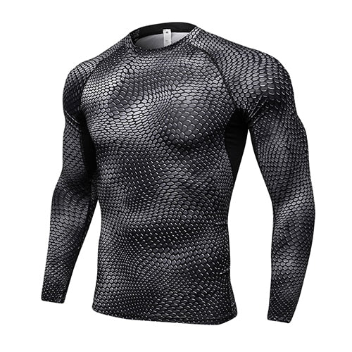 New Long Sleeve Sport Shirt Men Quick Dry Running T-shirts for Gym Fitness Crossfit Soccer Jersey
