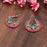 New Vintage Ethnic Geometric Alloy Dangling Earrings Women Fashion Jewelry