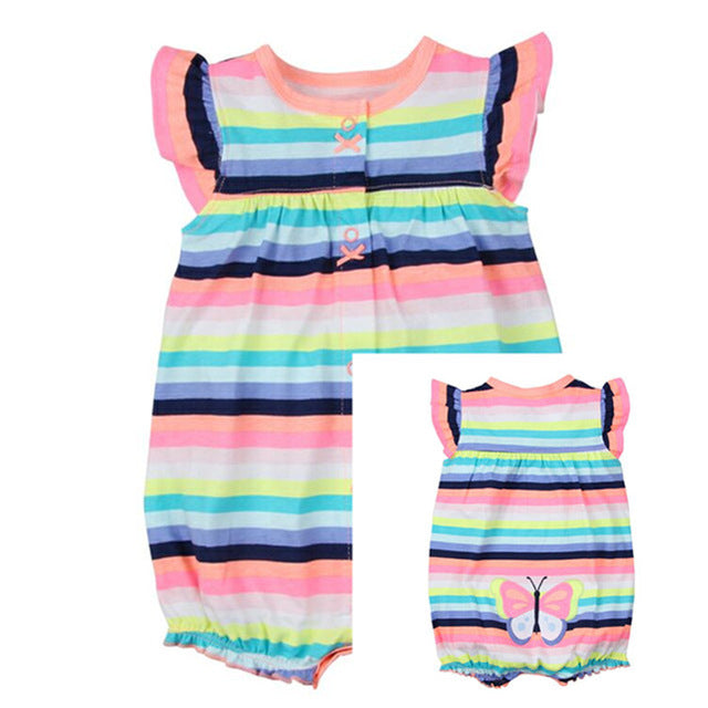 Summer boys baby clothing Short Sleeved Jumpsuit Newborn Romper Baby Boy Clothes infant  0-24 Baby Rompers