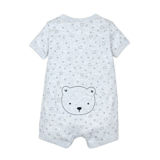 Summer boys baby clothing Short Sleeved Jumpsuit Newborn Romper Baby Boy Clothes infant  0-24 Baby Rompers