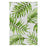 Tropical Leaves Curtains Drapes Panels Darkening Blackout Grommet Room Divider for Patio Window Sliding Glass Door 55x84 Inches